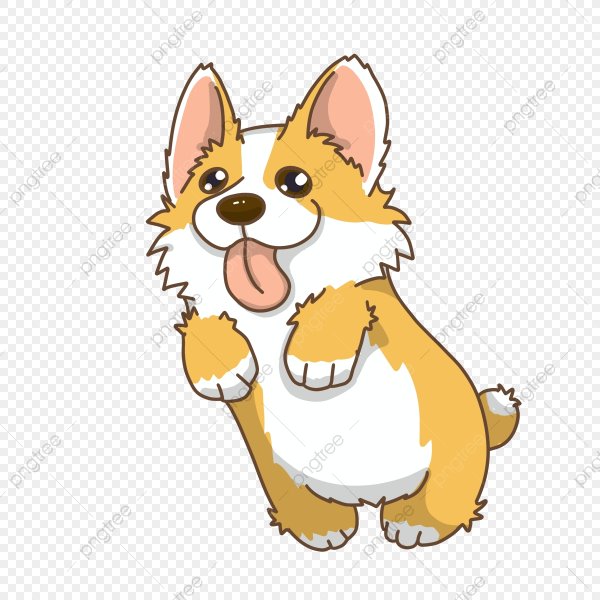 Королевский корги Стикеры