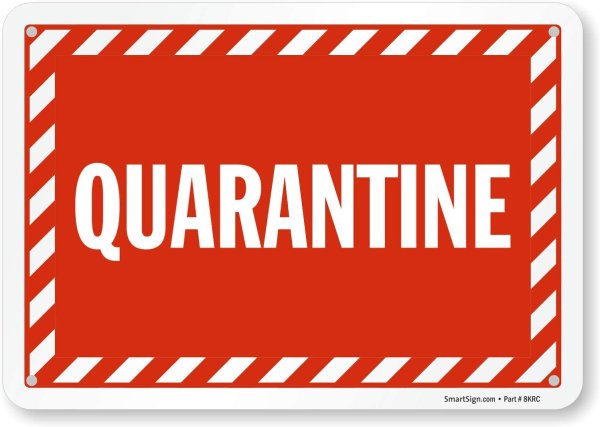 Карантин значок