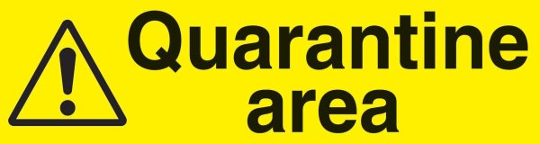 Карантин на прозрачном фоне