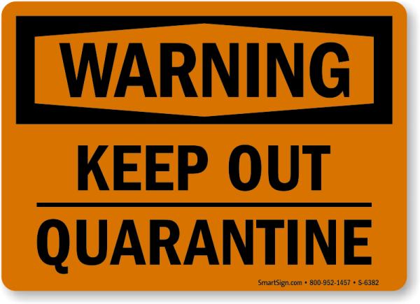 Осторожно: карантин!