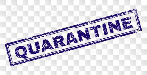 Карантин без фона
