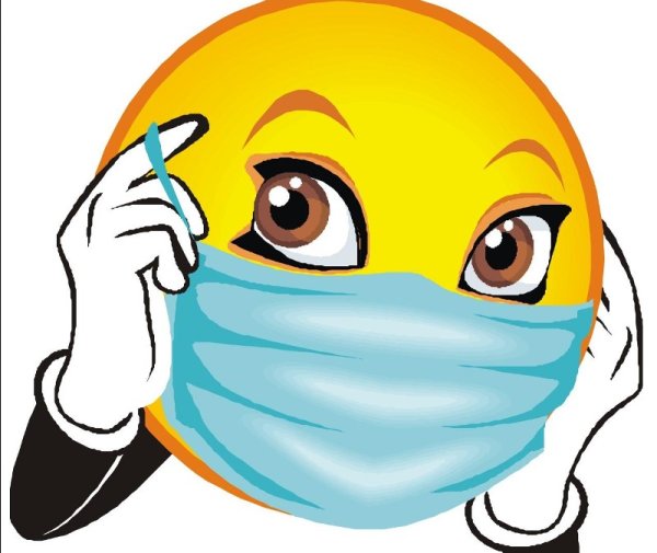 Смайл в маске медицинской