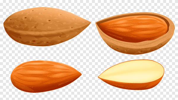 Миндаль вид сверху