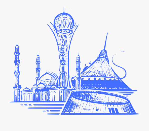 Байтерек Астана вектор бесплатно