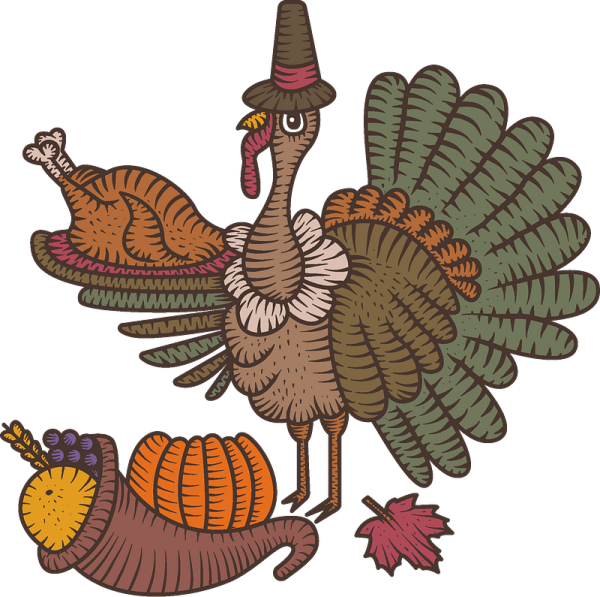 День Благодарения индейка клипарт