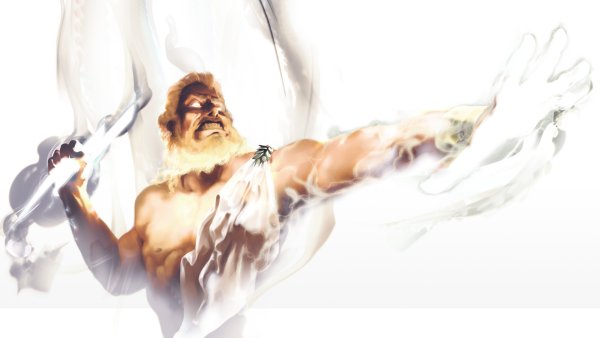 Разгневанный Зевс Бог Олимпа