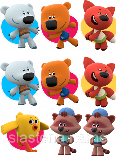 Мишки Мимимишки герои