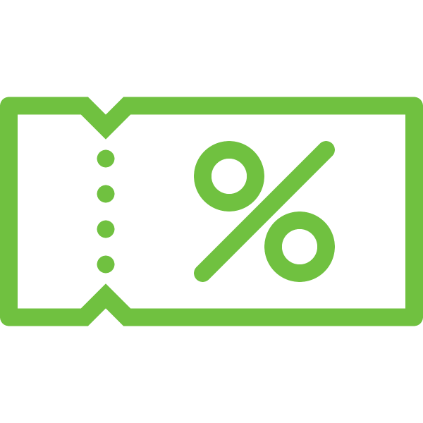 Купон на скидку иконка