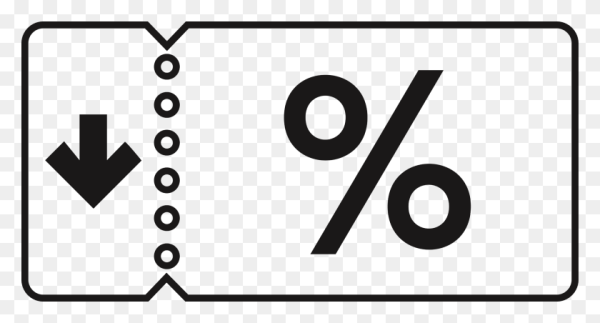 Купон на скидку иконка