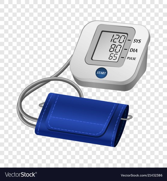 Тонометр на прозрачном фоне