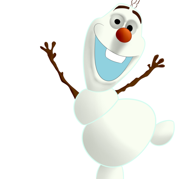Снеговик Олаф тает