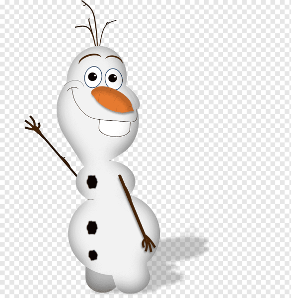 Снеговик Олаф анимация