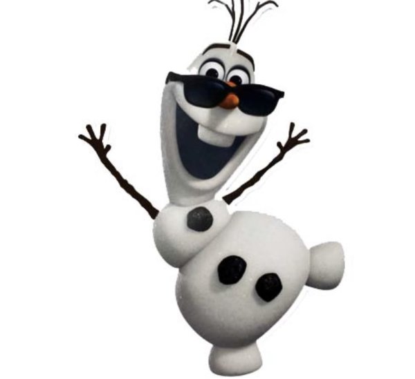 Снеговик Олаф в очках