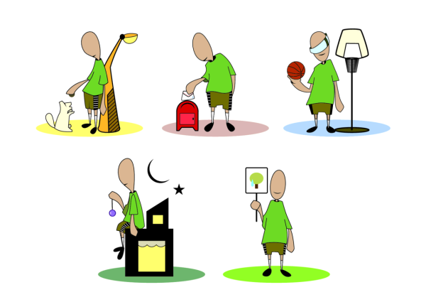 Все позы в одной картинке