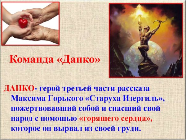 Легенда о Данко рисунок