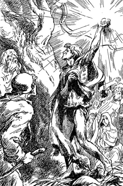 Рисунок по произведению Данко