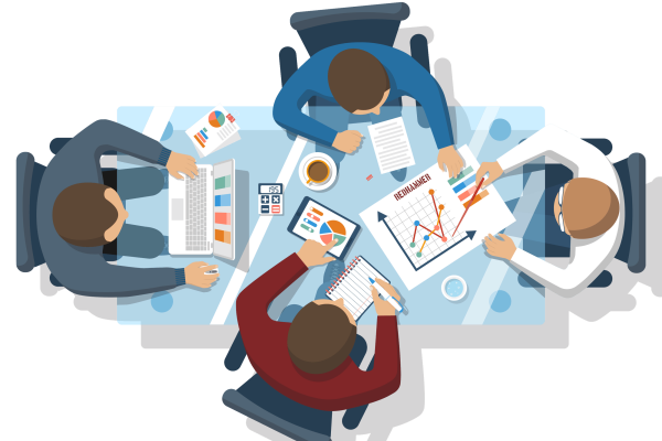 Офис с сотрудниками