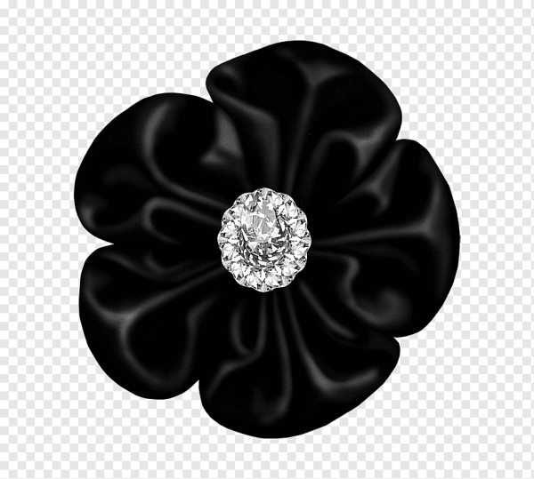 Черные цветочки на белом фоне