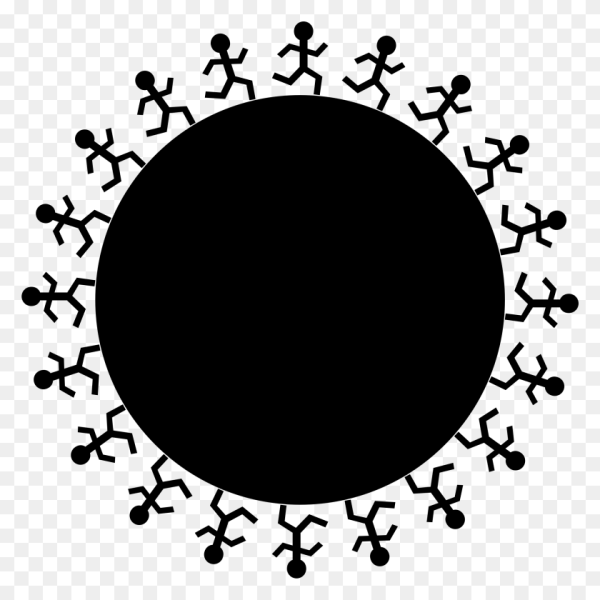 Картинка для детей черно-белая дырка