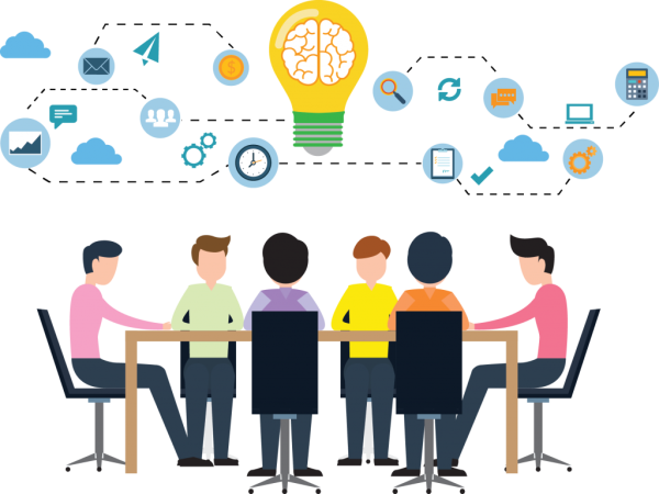 Компания иллюстрация