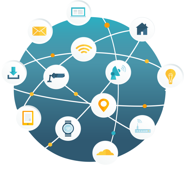 Сеть интернет векторный