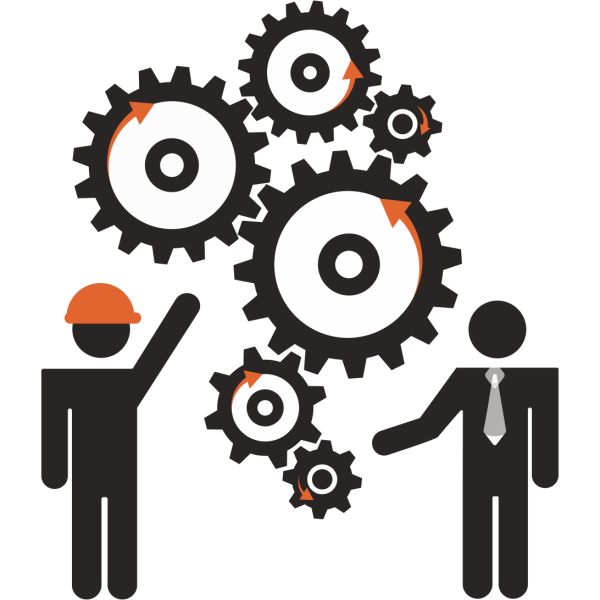 Человек с шестеренками