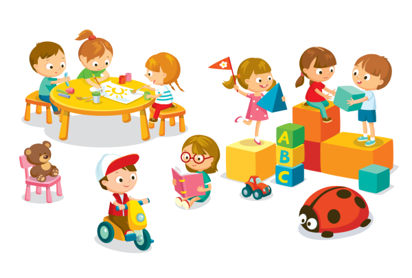 Клипарт дети в детском саду