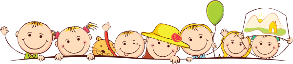 Дети на прозрачном фоне