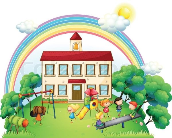 Садик мультяшный