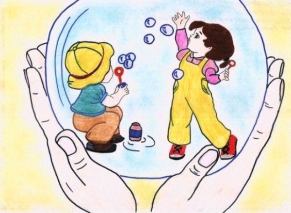 Рисунок на тему день защиты детей