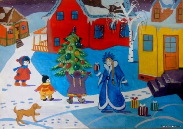 Конкурс детского рисунка Новогодняя сказка