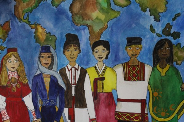 Рисунки ко Дню толерантности в школе