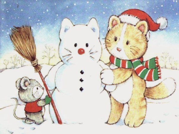 Новогодние рисунки