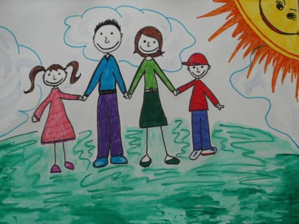 Рисование моя семья