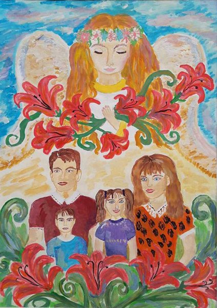 Рисунок моя семья