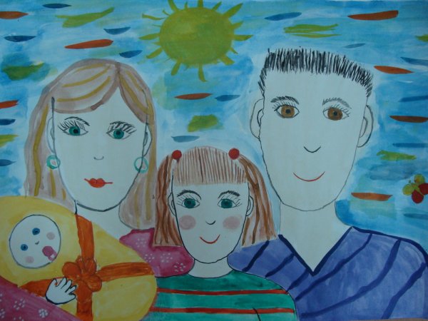 Рисунок моя семья