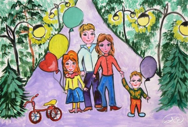 Рисунок на тему семейные традиции