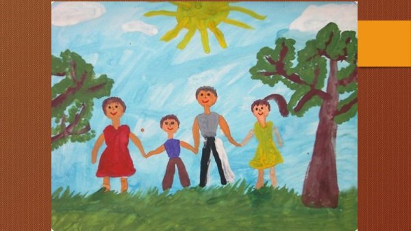 Рисунки детей на тему моя семья