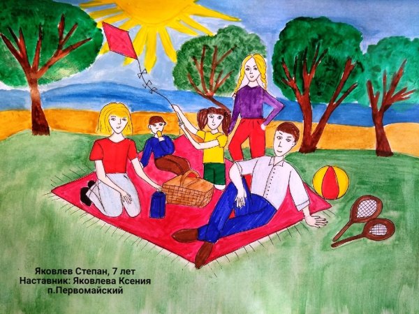 Рисование моя семья