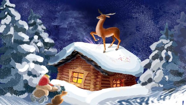 Новогодняя фантазия рисунок на конкурс