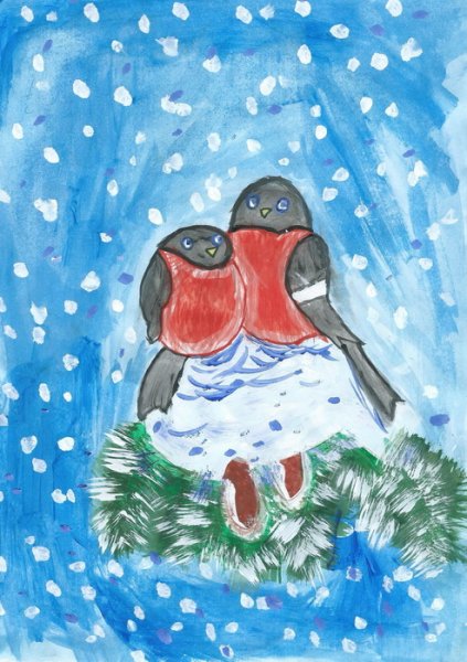 Рисование Зимушка зима