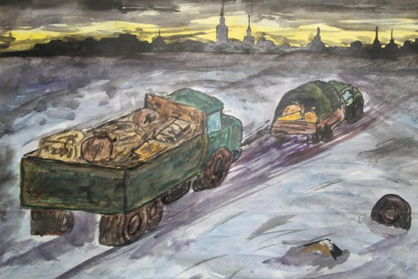 Рисование с детьми на тему блокада Ленинграда