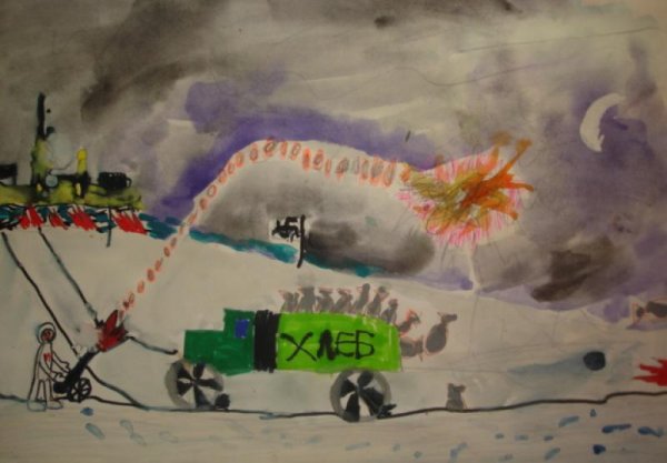 Конкурс рисунков дорога жизни