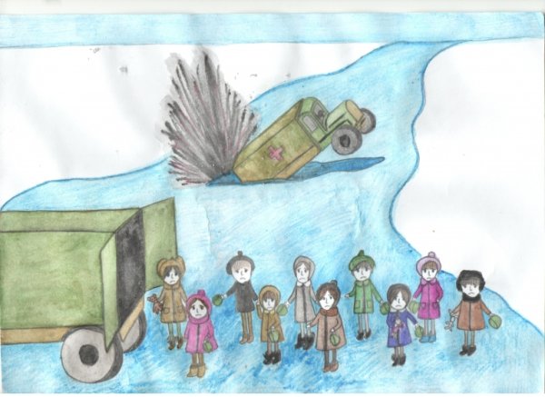 Рисунки на тему блакада Ленинграда