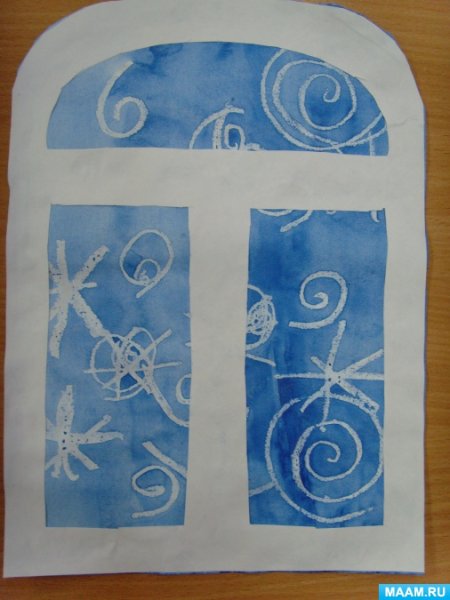 Рисование зимние узоры