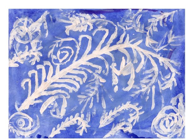 Морозные узоры рисование