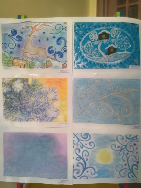 Зимние узоры для детей