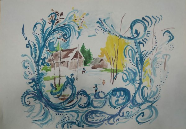 Узоры на тему зимняя фантазия