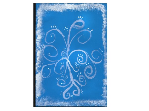 Зимний орнамент снежинки