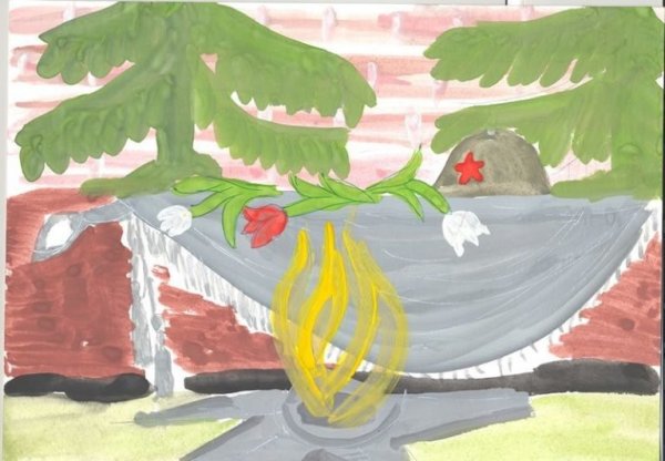 Рисование на тему день Победы